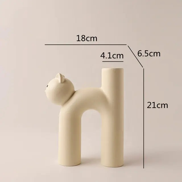 Meow Meow Tube Vase