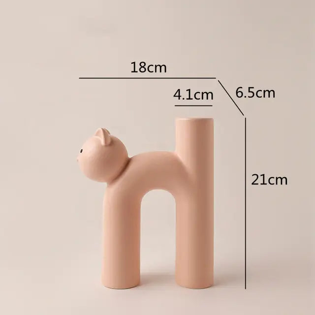 Meow Meow Tube Vase