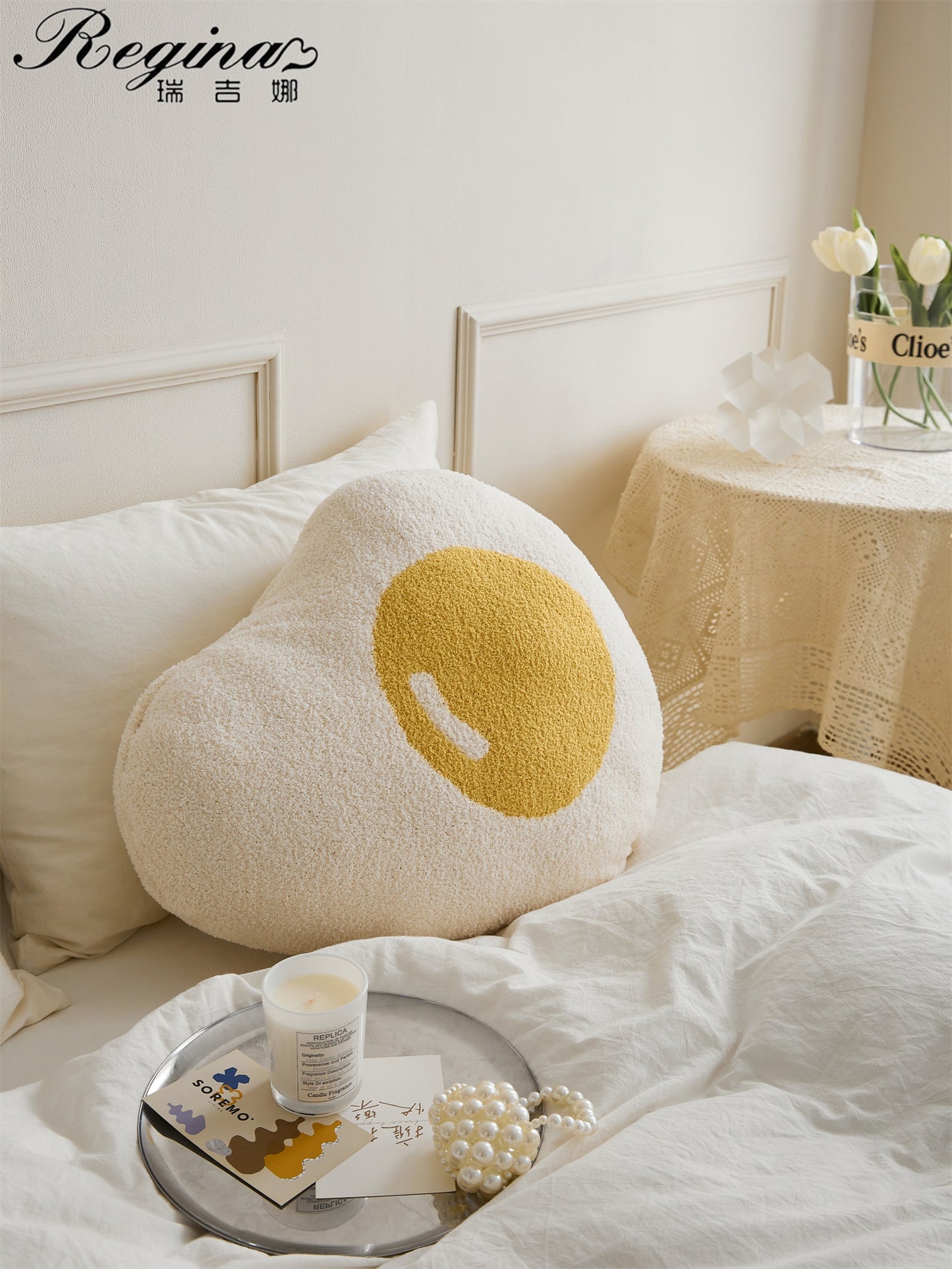 Fried Egg Throw Pillow