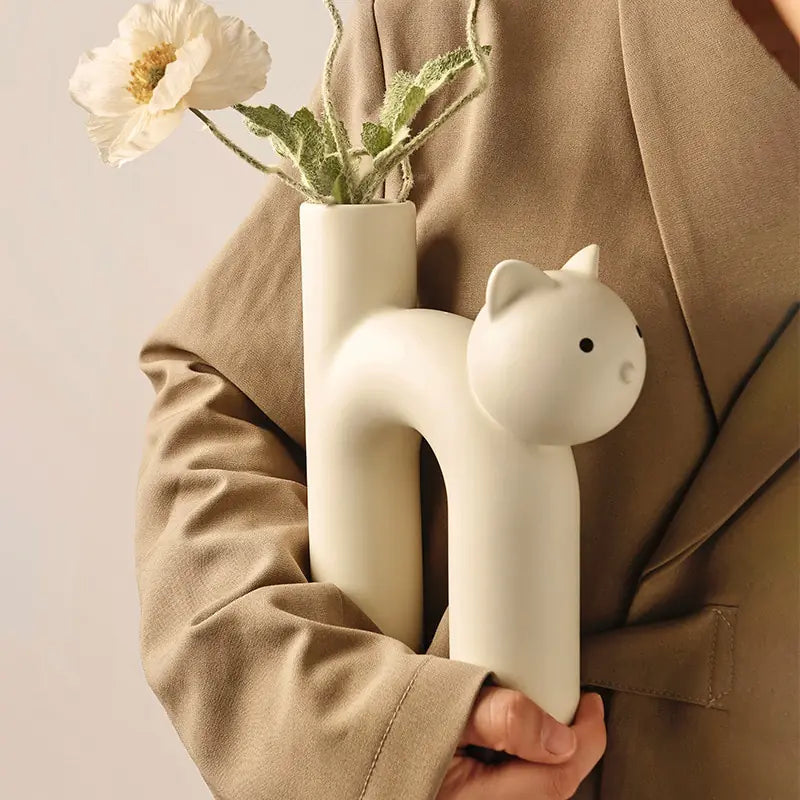 Meow Meow Tube Vase